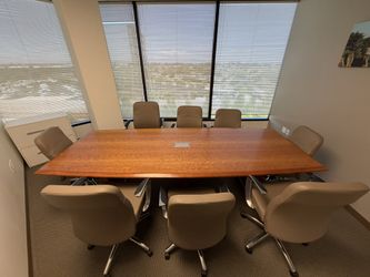 Conference tables, chairs, filing cabinets, desks and more