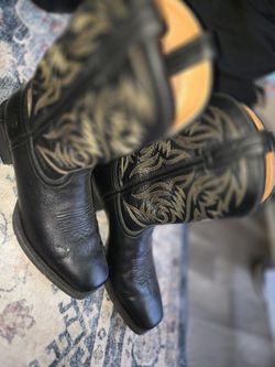 ARIAT Black Leather Men's Boots 