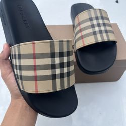Burberry Slides Size 8, 9, 10