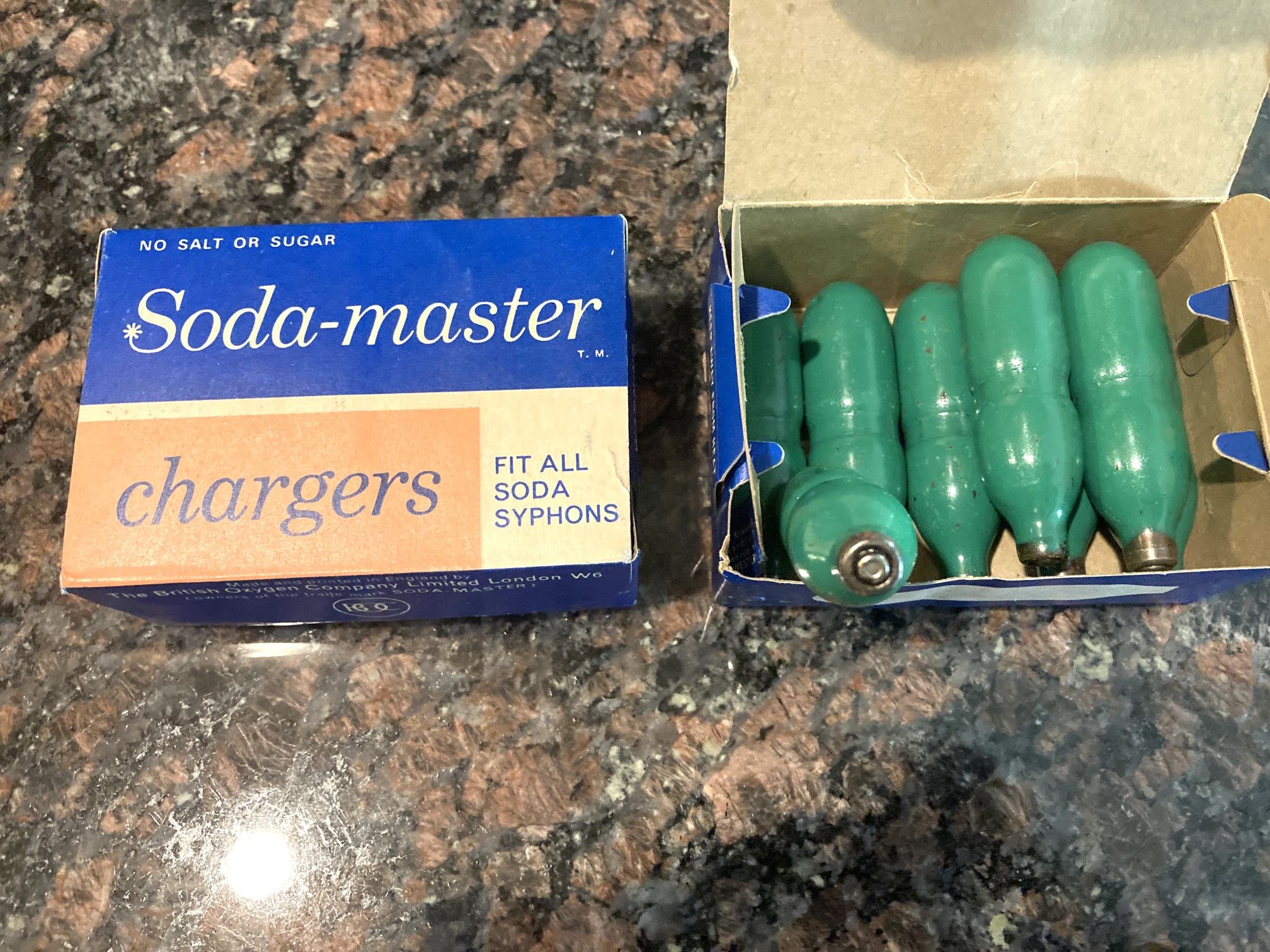SodaMaster Syphon Seltzer Cartridges 18 Pieces