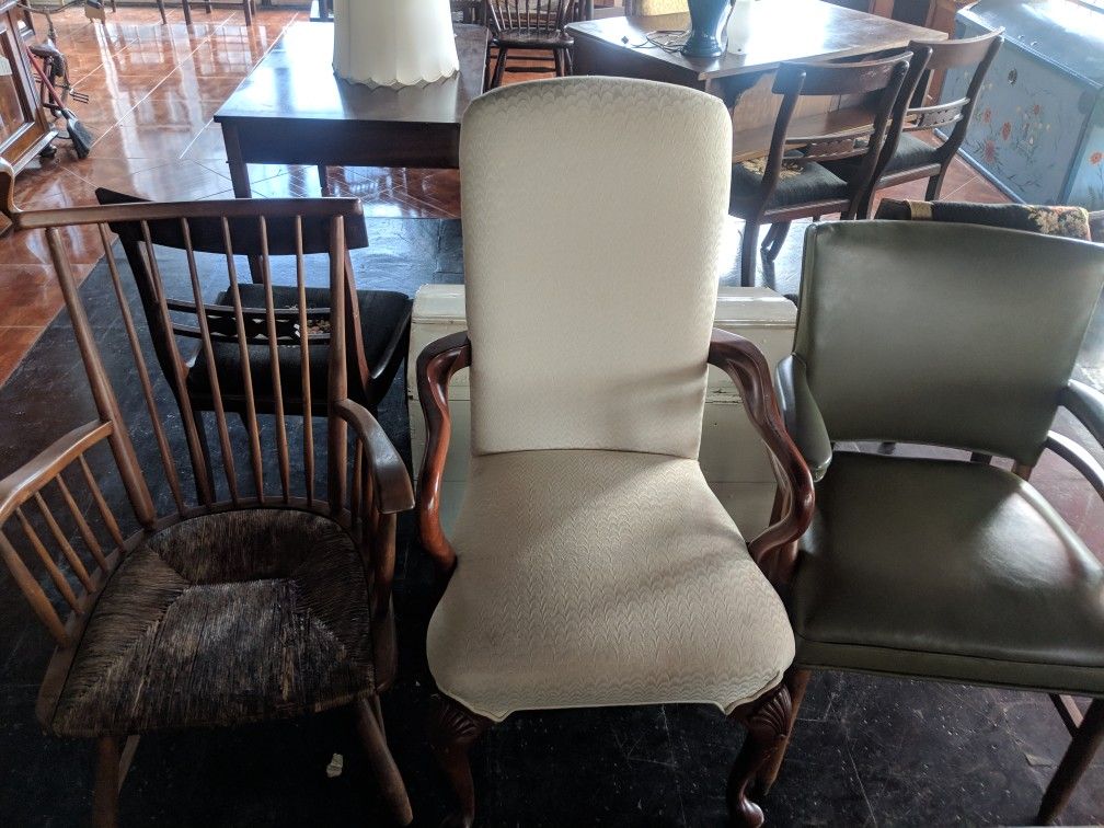 Antique Vintage Arm Chairs