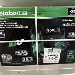 METABO HPT 2 1/2" 65MM CORDLESS FINISH NAILER NT 1865DM (S) NEW SEALED