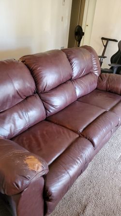 Leather couch