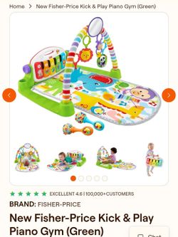 Kick & Play Piano Gym Fisher Price baby toy