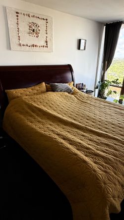 Bed frame and mattress