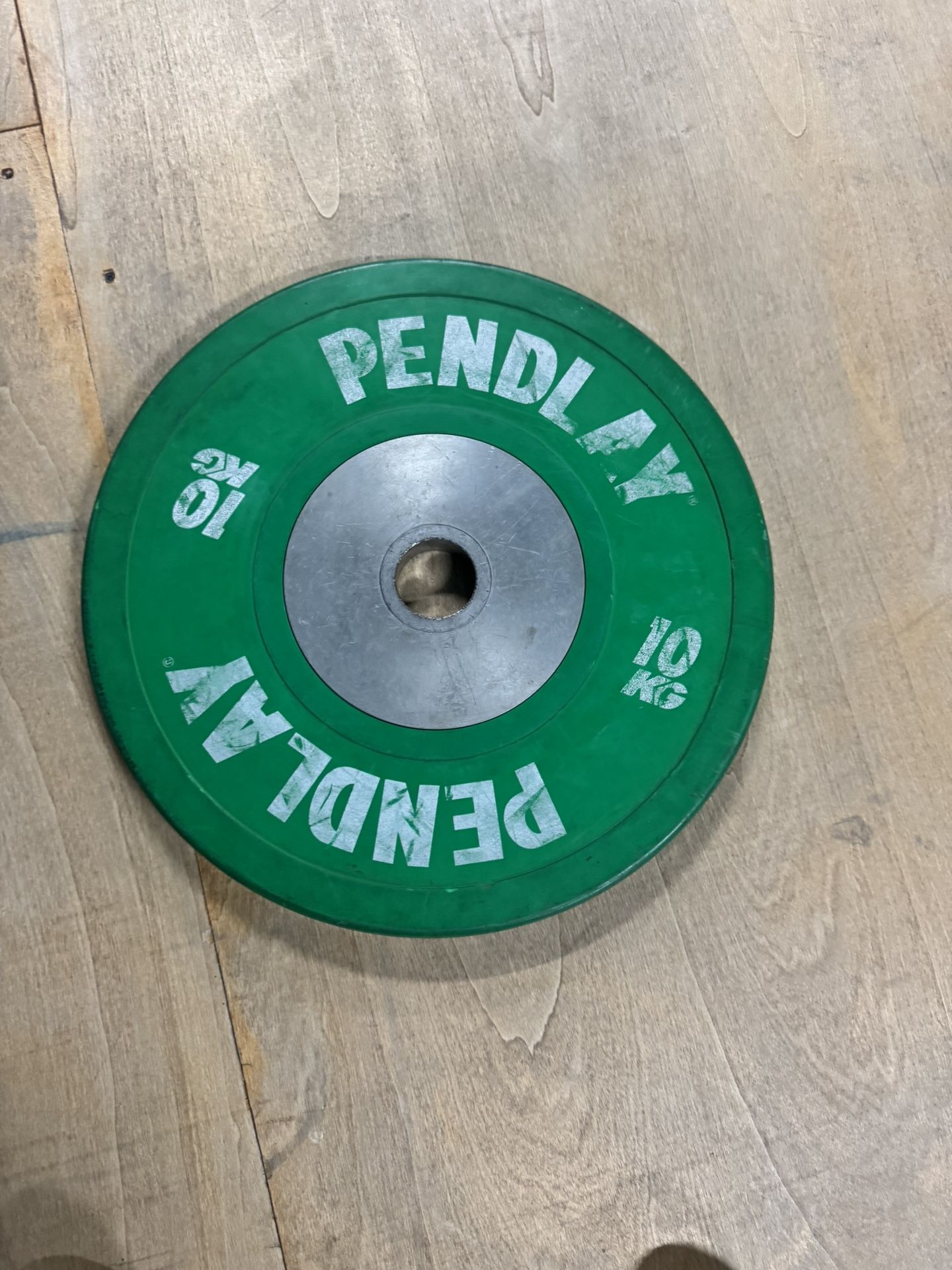 Pair of 10 kg Pendlay Olympic Weight Plates – Used