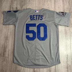 LA Dodgers Gray Betts Jersey – Champions Patch