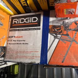 Ridgid Table Saw New 