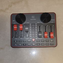 G1 Audio Mixer Sound Board – Podcast / Streaming