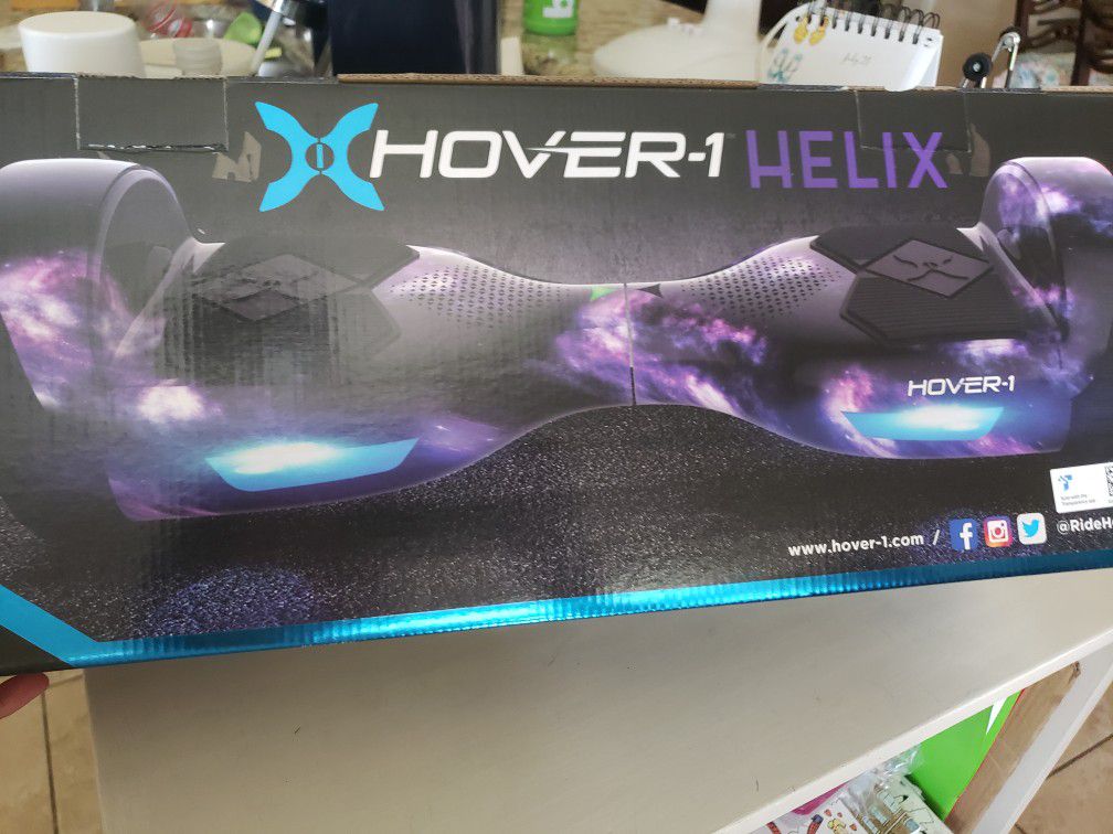 X-Hover-1 Helix Hoverboard (Galaxy) Bluetooth Speaker Led  