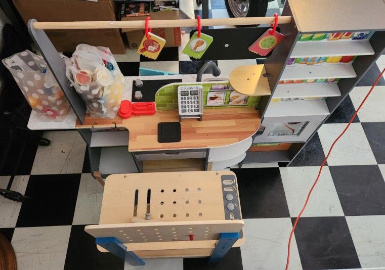 Kitchen Toy Alexa KidKraft And Hape Work Bench Kids