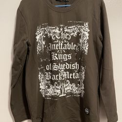 Saw Clothing Graphic Sweatshirt - L Reg Price $159.99 Brand New with Tags