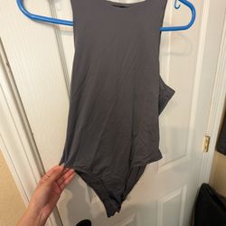 Gray Bodysuit