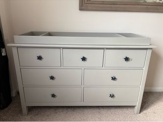 Baby dresser with changing table + nightstand