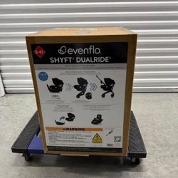 Evenflo Shyft DualRide Infant Car Seat & Stroller - Beaufort Black 
