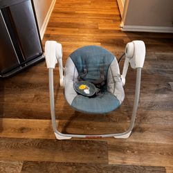 Ingenuity Sun Valley Canopy Portable Swing - Teal