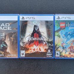 PS5 Game Lot (3) Dead Space + Remnant 2 + LEGO Horizon Adventures