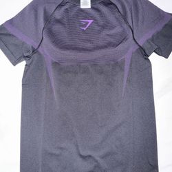 Onyx 5.0 Seamless Muscle Fit Mens Compression Shirt Black Purple M