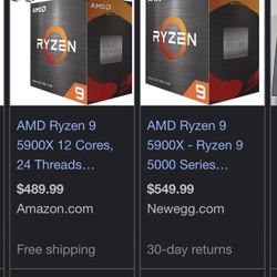 Ryzen 9 5900x