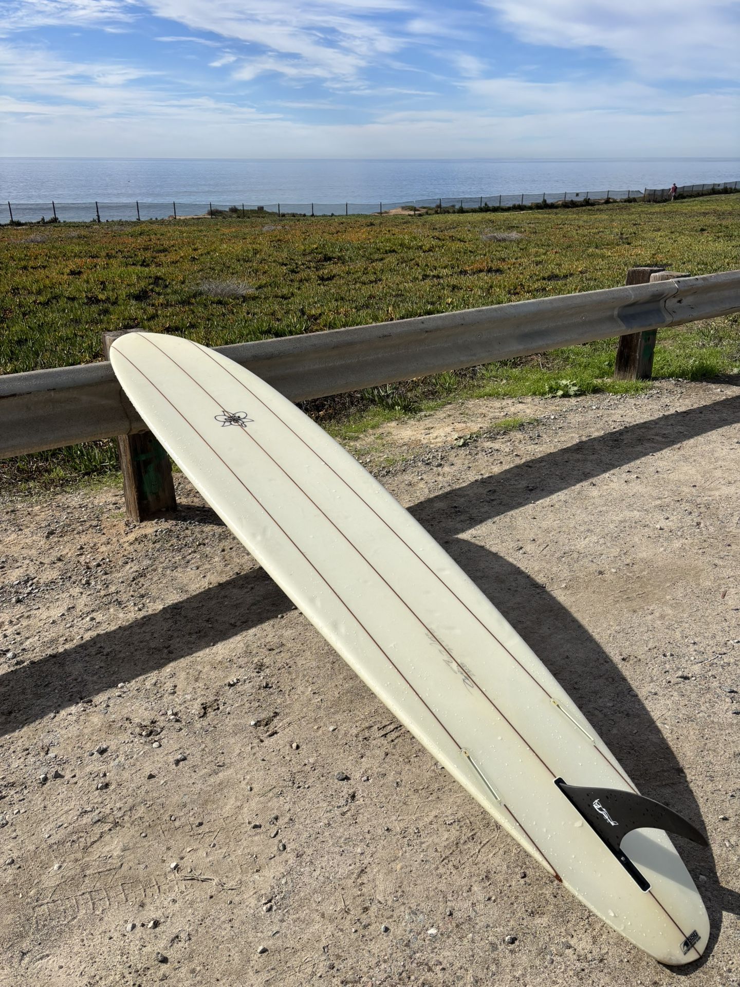 9’6 Nectar Surfboard Longboard W/ Fins