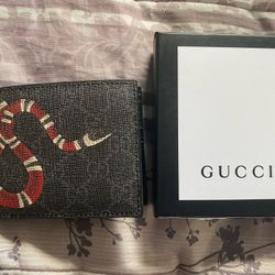 Gucci Kingsnake Leather Wallet