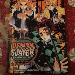 Demon Slayer Comic Coloring Book $5