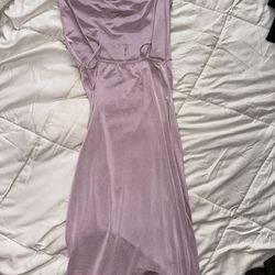 purple midi dress 