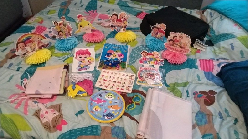 Baby Shark (Bebefinn) Party Items