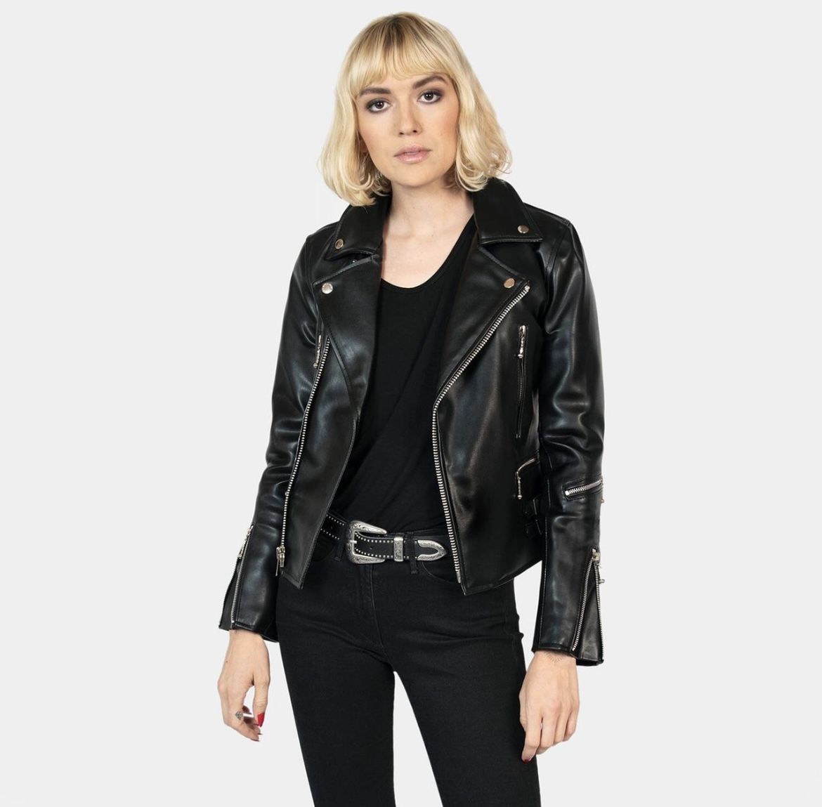 Straight to Hell Women's Defector Vegan Leather Jacket