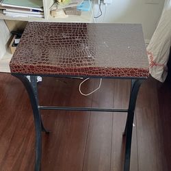 Metal End Table
