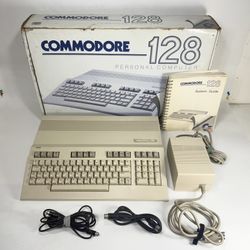 Commodore 128 Personal Computer with Power Supply - Serial Number Matching Box