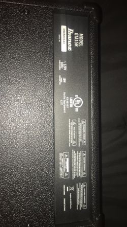 Ibanez guitar w amp