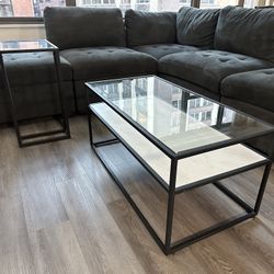 Two Modern Tables — Coffee + Side Table Set