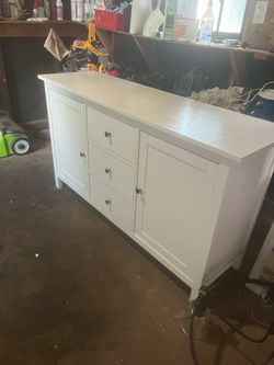 Ikea White Wooden Dresser