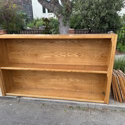 FREE - Solid Oak Book Shelf