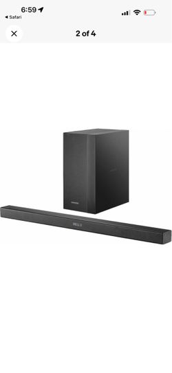 Samsung Soundbar with Wireless Subwoofer