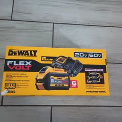 Dewalt 20v 60v Battery 6Ah And Charger 