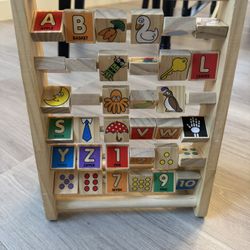 melissa and doug wooden abc toy