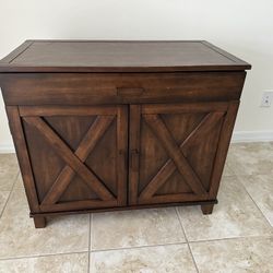 Used Walnut Computer Hutch