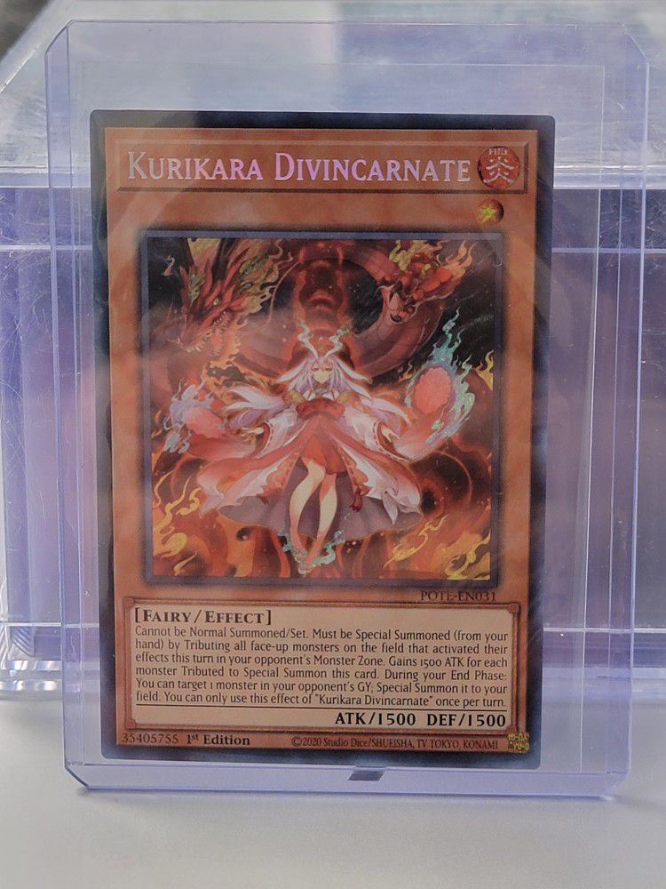 Yu-Gi-Oh Kurikara Divincarnate Power of the Elements 1st Edition Secret Rare