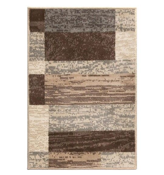 SUPERIOR Rockwood Contemporary Geometric Patchwork Area Rug 4x6