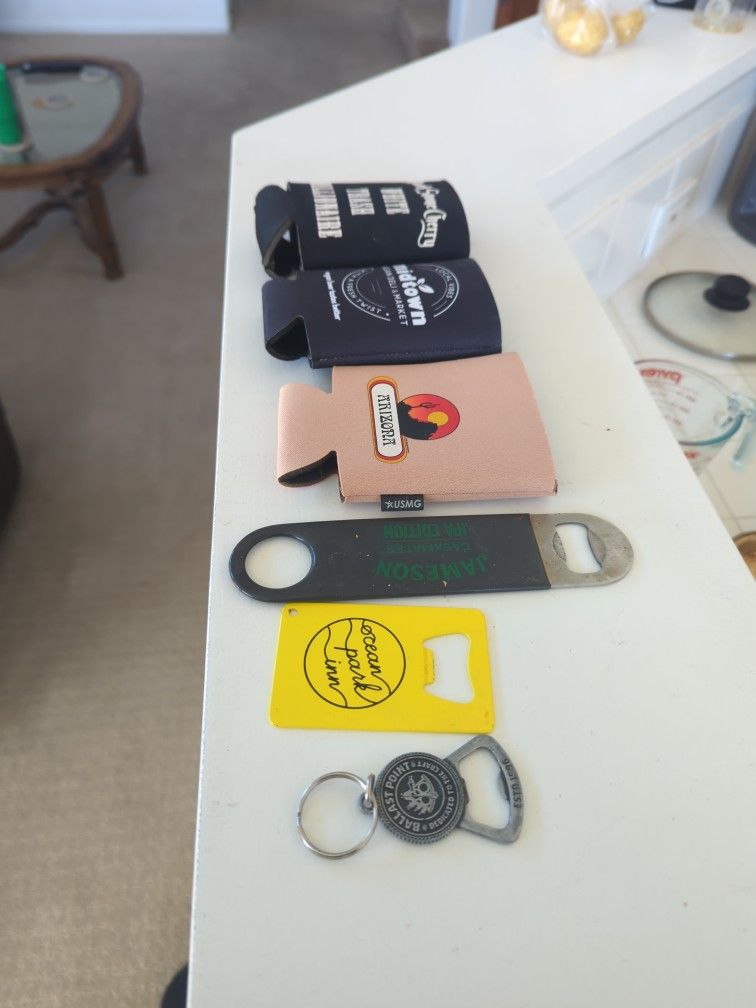Bottle Openers And Beer Coozies