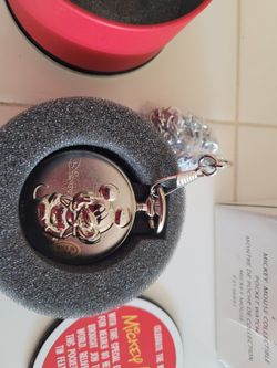 Mickey Mouse collectible pocket watch new in Box