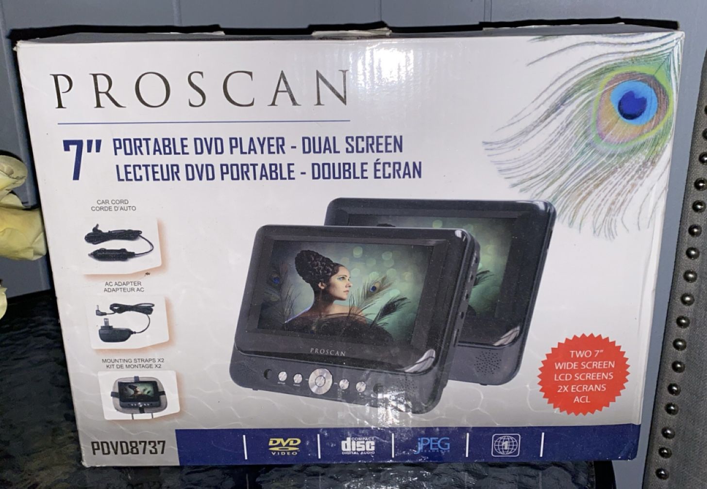 7” Dual DVD Monitors 