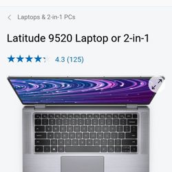 Dell Latitude 9520 business laptop