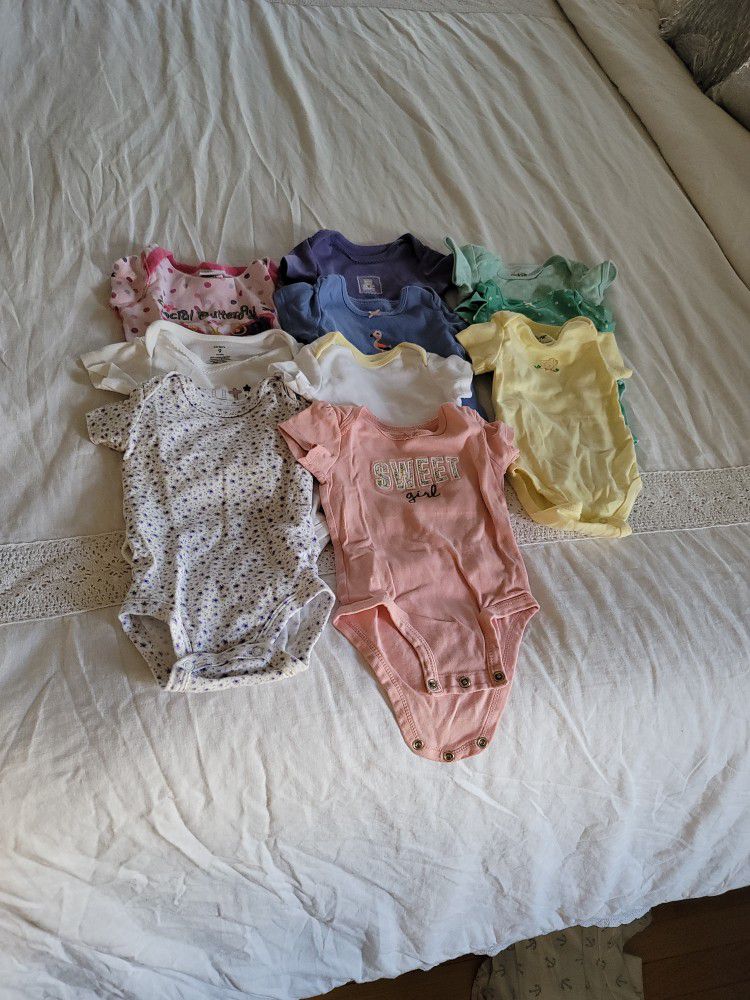 10 Pieces Baby Girls Clothes