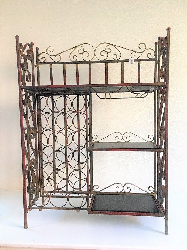 Metal wine rack, Foldable