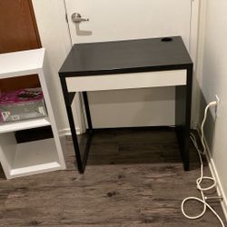 Desk and cabinets