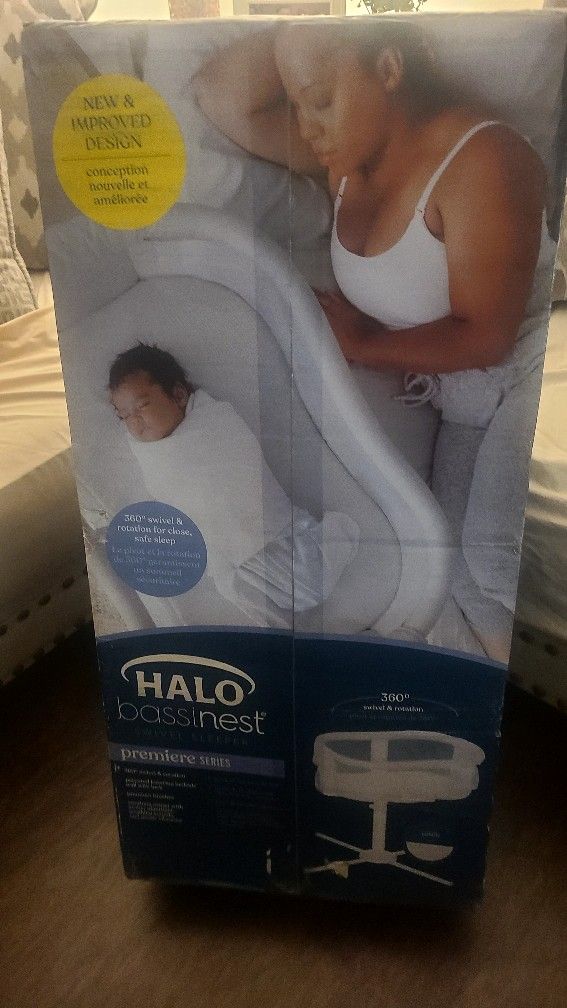 NEW HALO BASSINEST PREMIUM SERIES WITH LIGHT, SOOTHING SOUNDS, VIBRATIONS 