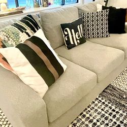 Sturdy Neutral Couch 